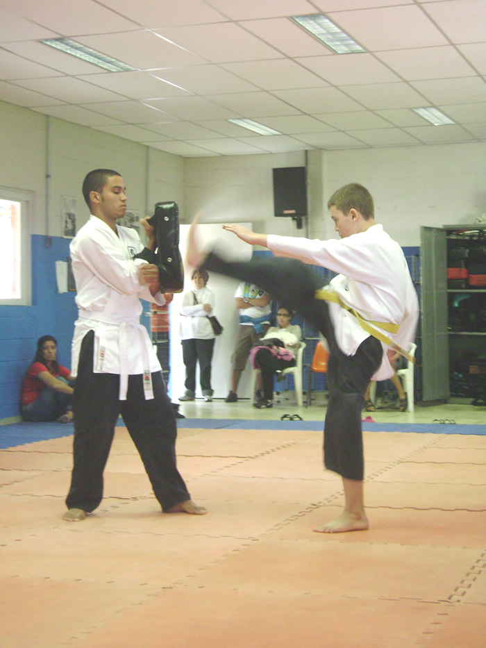 Vinicius demonstrando Técnica