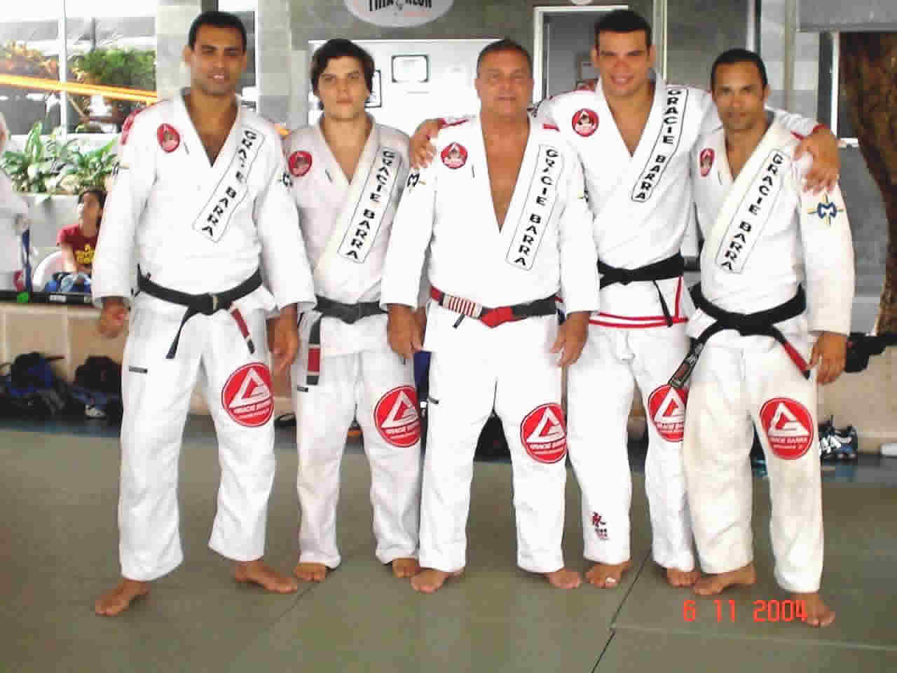 Nilton Ferreira; Homero "Thor", Mauricio Robbe, Lucio "Lagarto" e Gilberto Oliveira