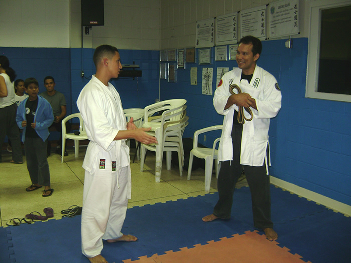 Treino no Dojo - Shidoshi e Erlan
