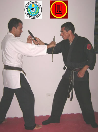 Shidoshi Marcelo Gomes com Shidoshi Orlando Cordero