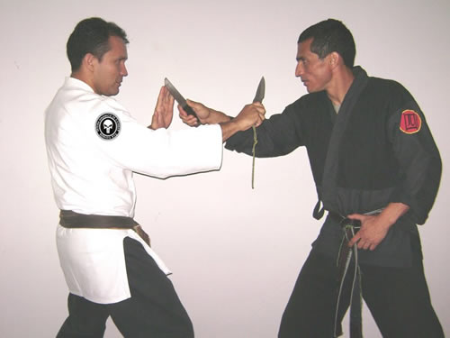 Shidoshi Marcelo Gomes com Shidoshi Orlando Cordero